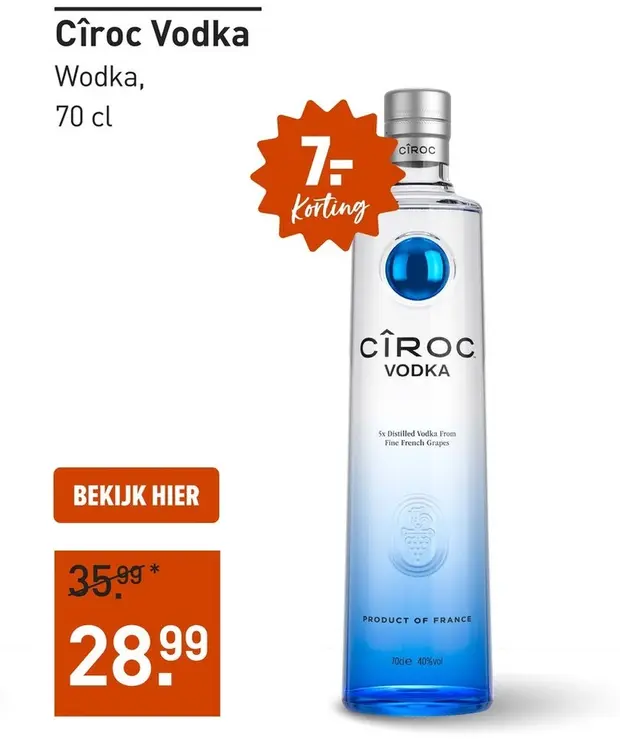 Aanbieding: Cîroc Vodka
