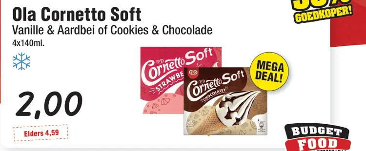 Aanbieding: Ola Cornetto Soft