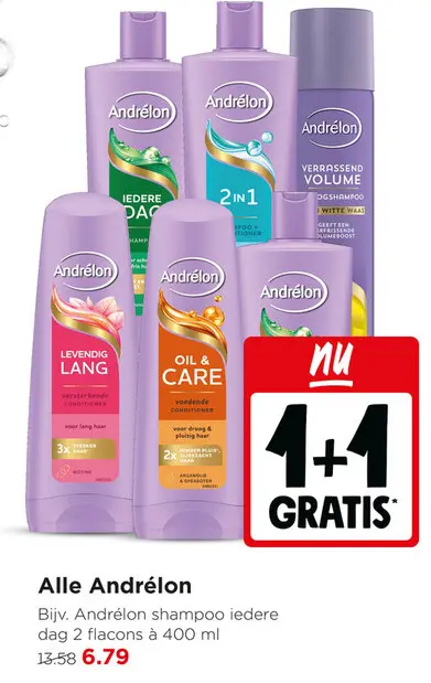 Aanbieding: Andrélon shampoo