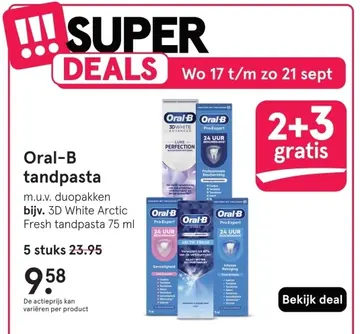 Aanbieding: Tandpasta