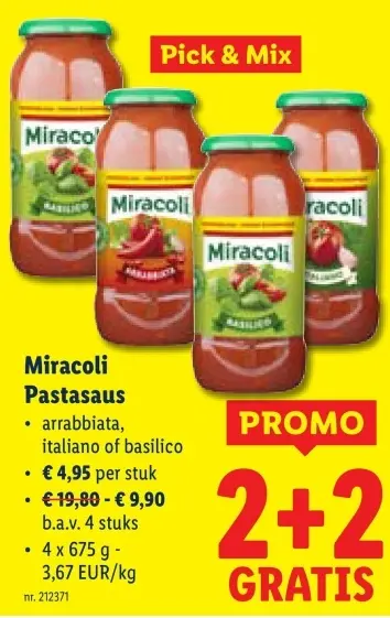 Promotie: Pastasaus
