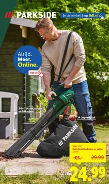 Aanbieding: Elektrische bladblazer en -zuiger
