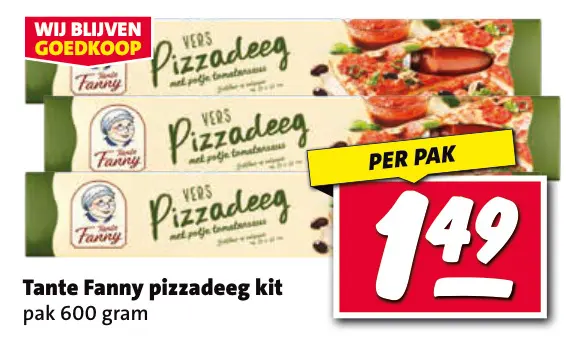 Aanbieding: pizzadeeg kit
