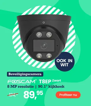 Aanbieding: FOSCAM T8EP Zwart