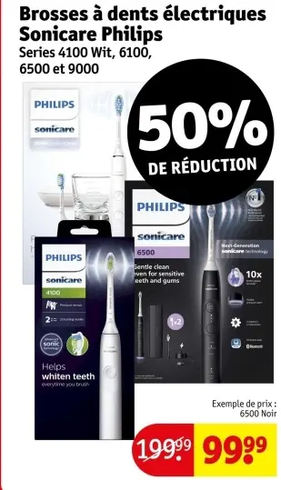 Offre: Brosses à dents électriques Sonicare Philips