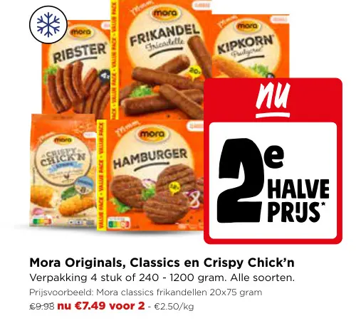 Promotie: Originals, Classics en Crispy Chick'n