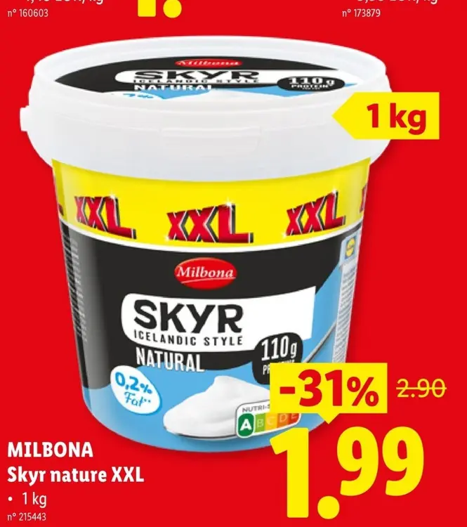 Offre: Skyr nature XXL