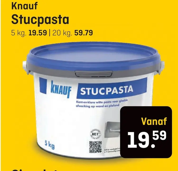 Aanbieding: Stucpasta
