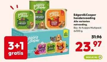 Aanbieding: Edgard&Cooper hondenvoeding Alle varianten