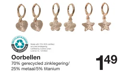 Aanbieding: Oorbellen