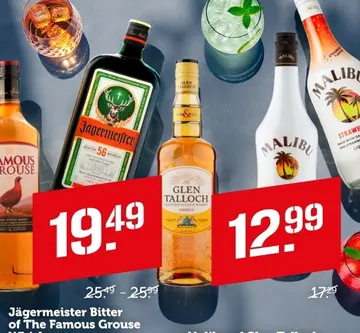 Aanbieding: Jägermeister Bitter of The Famous Grouse
