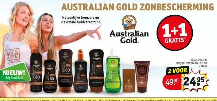 Aanbieding: spraygel met bronzer SPF50