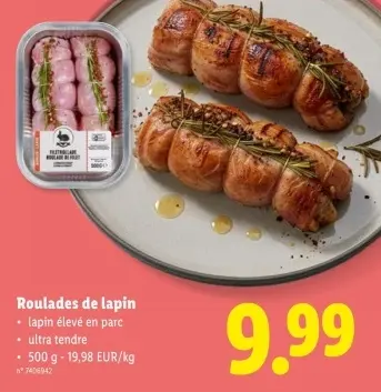 Offre: Roulades de lapin