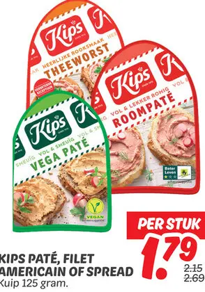 Aanbieding: Paté, filet americain of spread