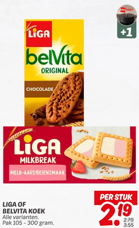 Aanbieding: Liga of Belvita koek