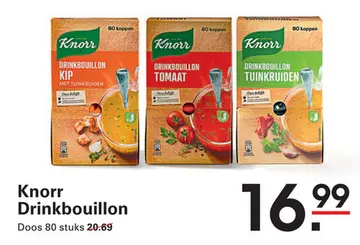 Aanbieding: Knorr Drinkbouillon