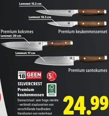 Aanbieding: Premium keukenmessen
