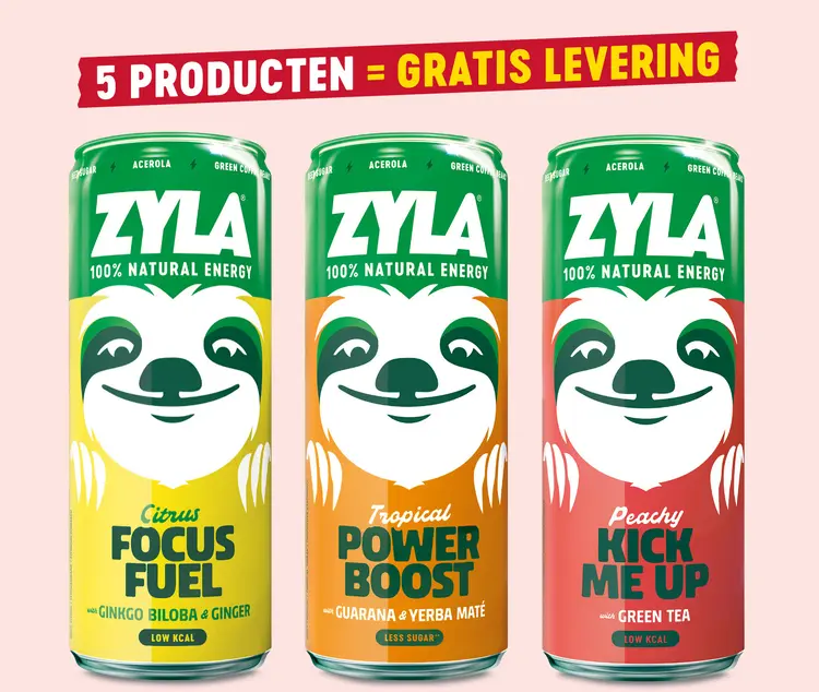 Promotie: ZYLA Natural Energy Drink