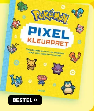 Promotie: Pokémon Pixel Kleurpret