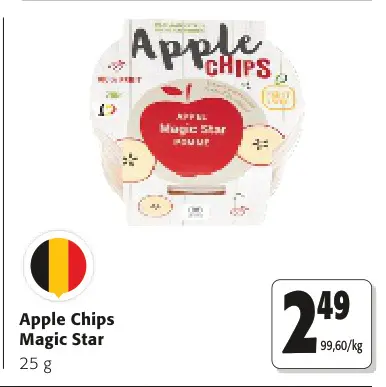 Promotie: Apple Chips Magic Star