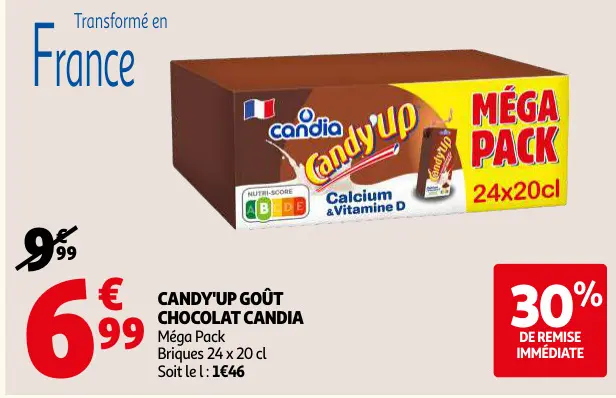 Offre: Candy'up goût chocolat