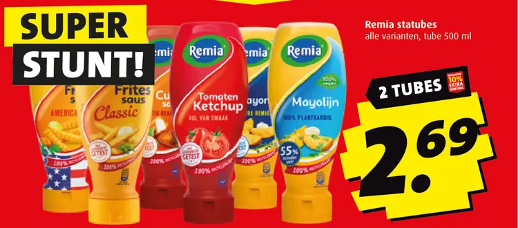 Aanbieding: Remia statubes