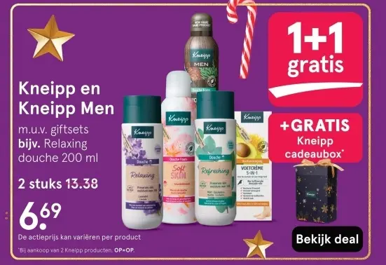 Aanbieding: Kneipp en Kneipp Men