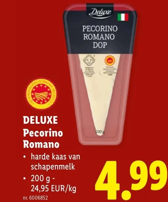 Promotie: Deluxe Pecorino Romano