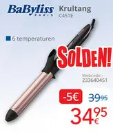 Aanbieding: BaByliss Krultang C451E