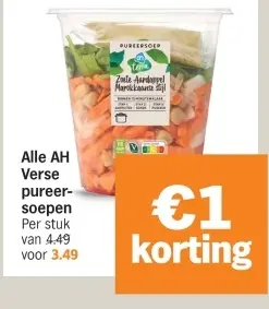Aanbieding: Verse pureersoepen