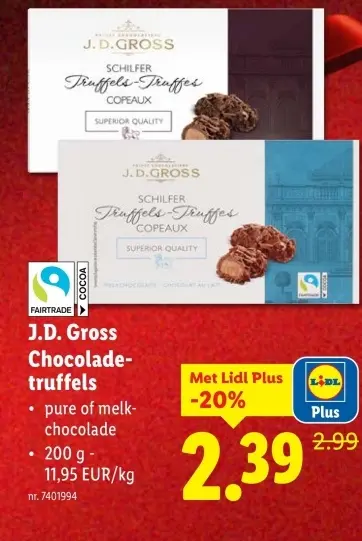 Promotie: Chocolade-truffels