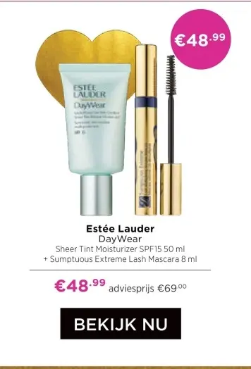 Aanbieding: DayWear Sheer Tint Moisturizer SPF15 + Sumptuous