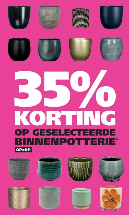 Aanbieding: Binnenpotterie