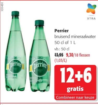 Promotie: Perrier bruisend mineraalwater