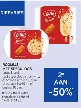 Aanbieding: Roomijs met speculoos
