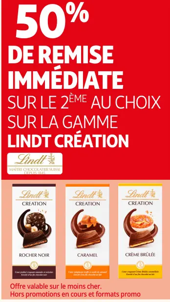 Promotie: Lindt Création Chocolates