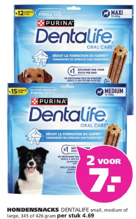 Aanbieding: Hondensnacks dentalife