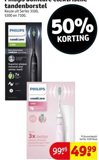 Promotie: Philips Sonicare elektrische tandenborstel