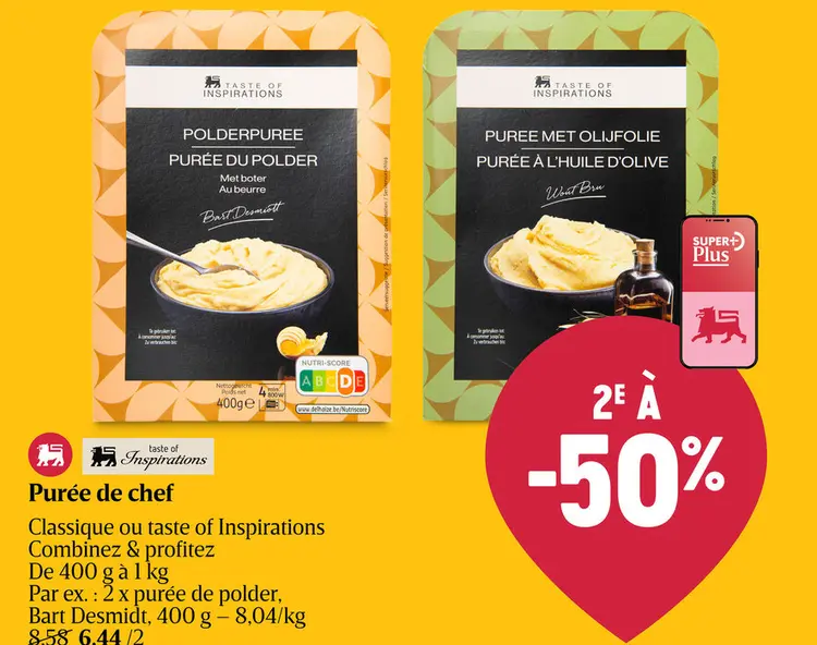 Offre: Purée de chef