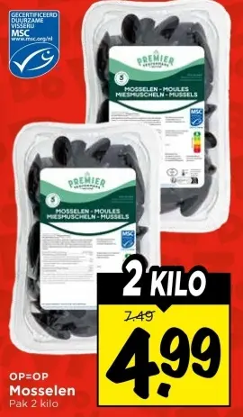 Aanbieding: Mosselen