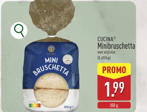 Promotie: Minibruschetta