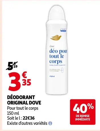 Promotie: Déodorant original