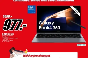 Offre: Galaxy Book4 360 Notebook