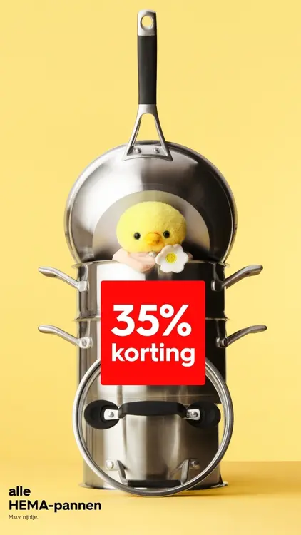 Aanbieding: HEMA-pannen