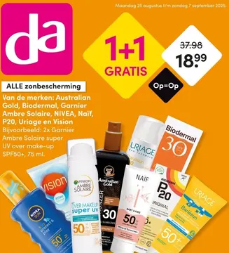 Aanbieding: ALLE zonbescherming