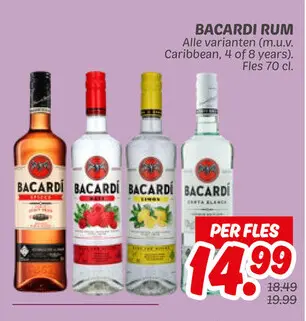 Aanbieding: Bacardi rum