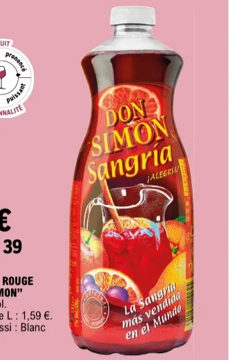 Offre: Sangria Rouge Don Simon