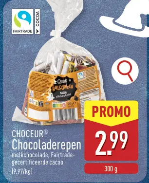 Promotie: CHOCEUR® Chocoladerepen