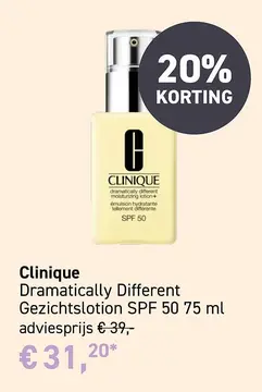 Aanbieding: Dramatically Different Gezichtslotion SPF 50