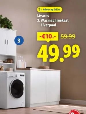 Aanbieding: Wasmachinekast